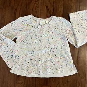 Maeve Multicolor Splatter Crewneck